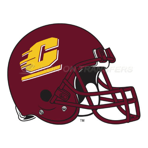 Central Michigan Chippewas logo T-shirts Iron On Transfers N4123 - Click Image to Close